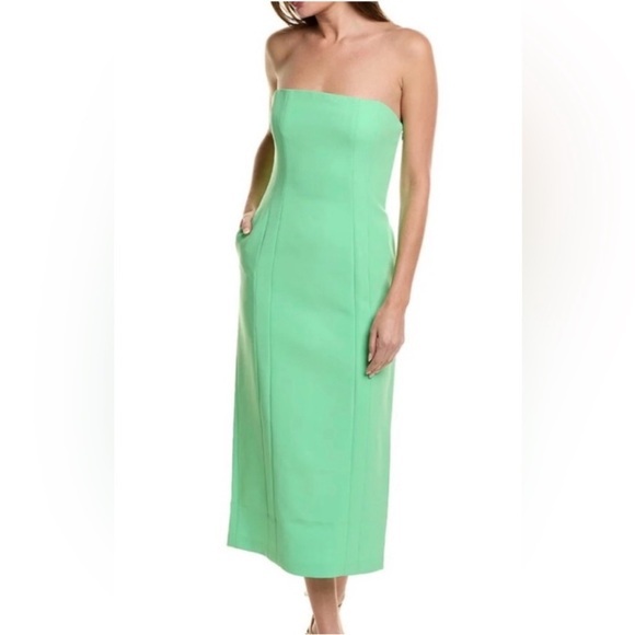 slim fit dress slacks ALC Aries Satin Pleated Maxi Dress